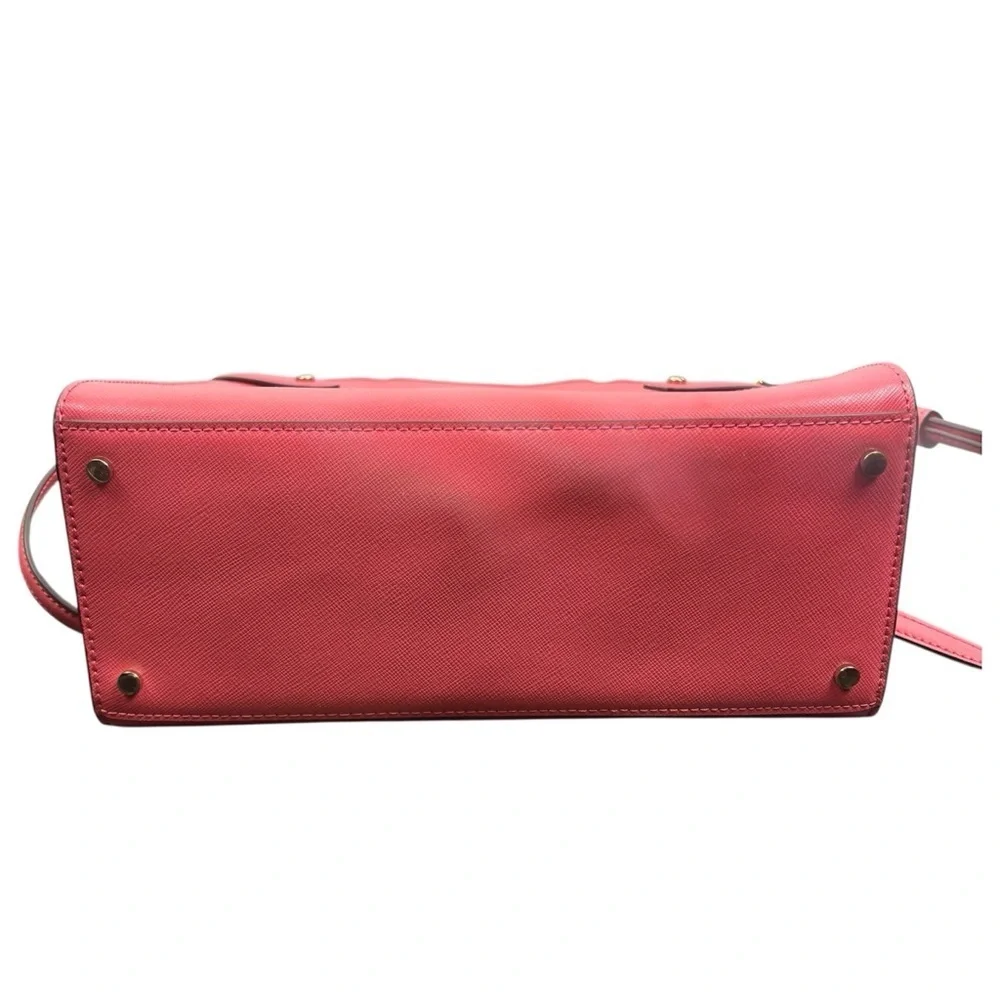 Kate Spade Staci Medium Satchel Purse Fuchsia Pink Crossbody Top Handle